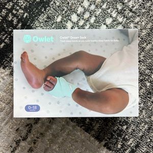 Owlet Dream Sock- Mint- NEW in box